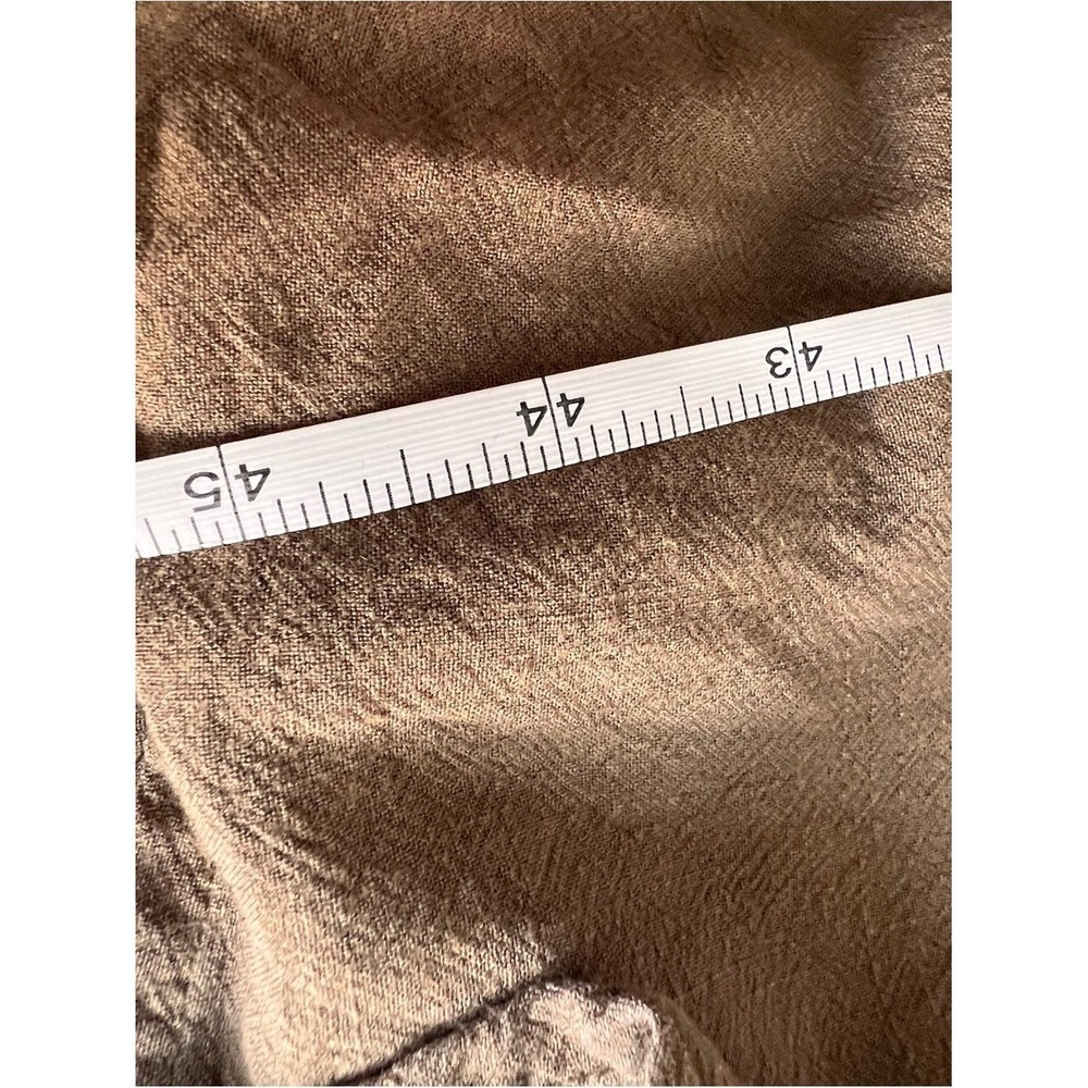 Natural Life Women S Earthy Brown Sleeveless Maxi Granola Lagenlook Hippie Flax - Picture 9 of 10